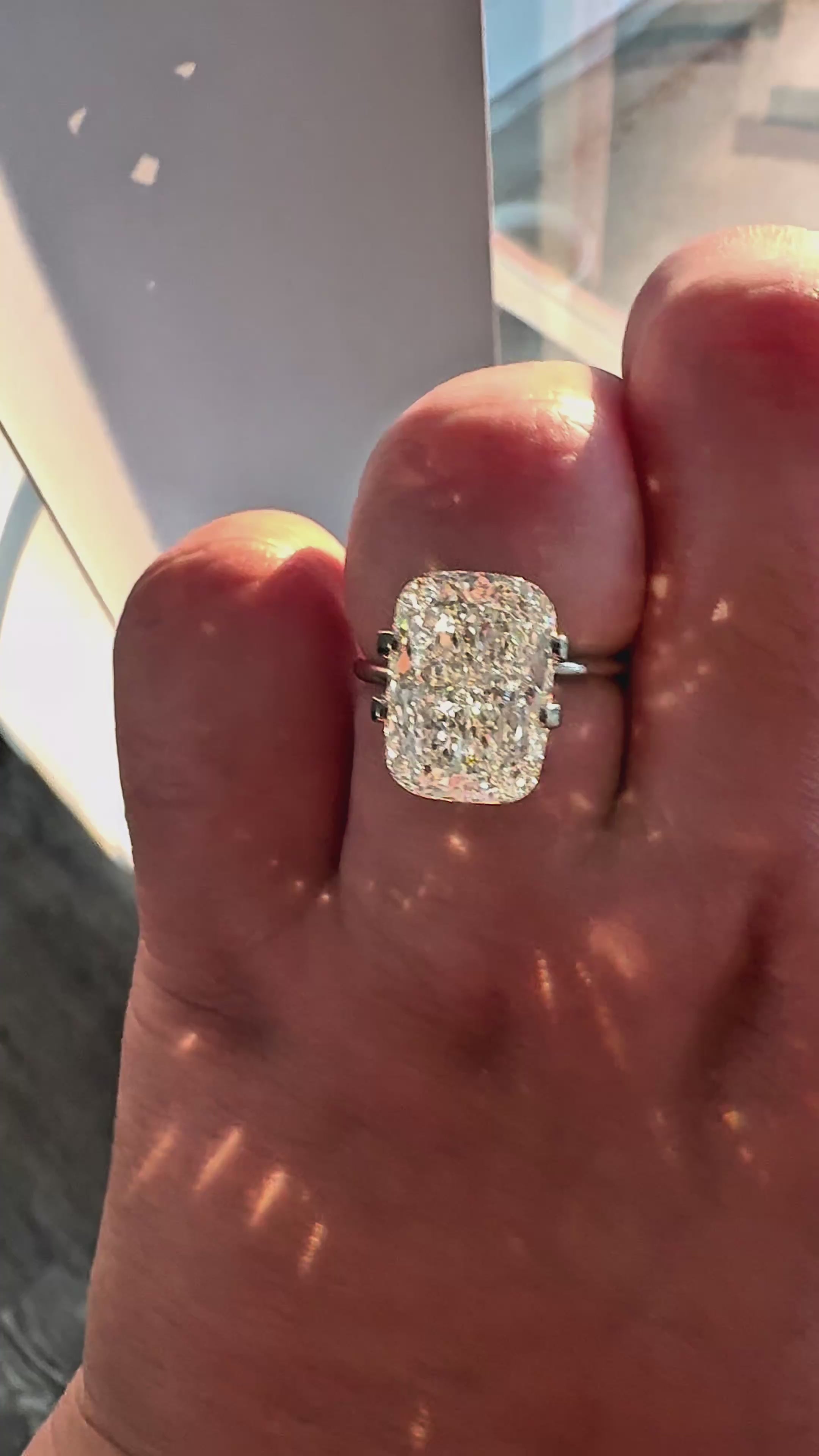 7.05ct modified cushion